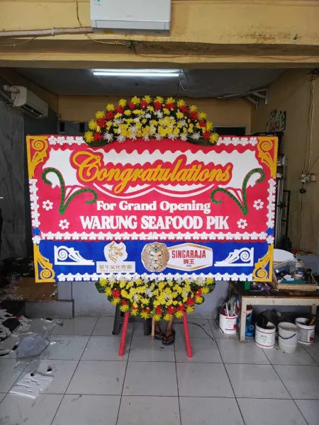 Papan Bunga Ucapan Selamat Ciater